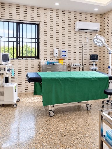 Clinical procedure room at Santa Maria Hospital
